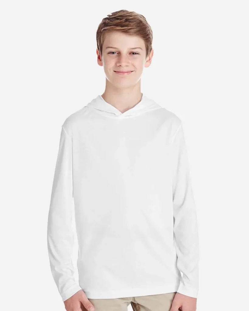 Team 365 Youth Performance Hoodie White