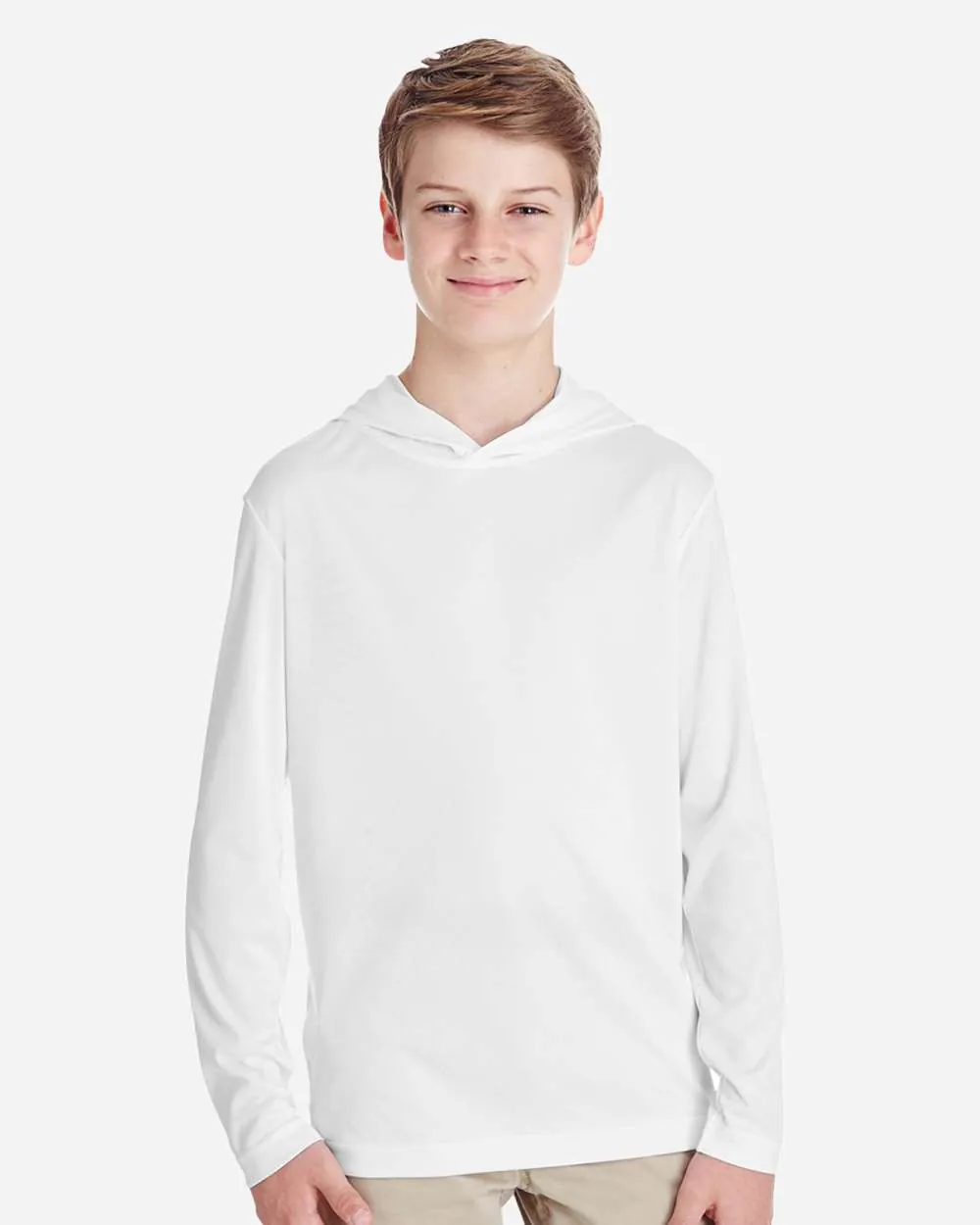 Team 365 Youth Performance Hoodie White